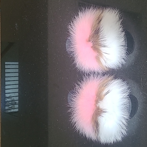 Fox fur slides size 12 - Picture 9 of 9